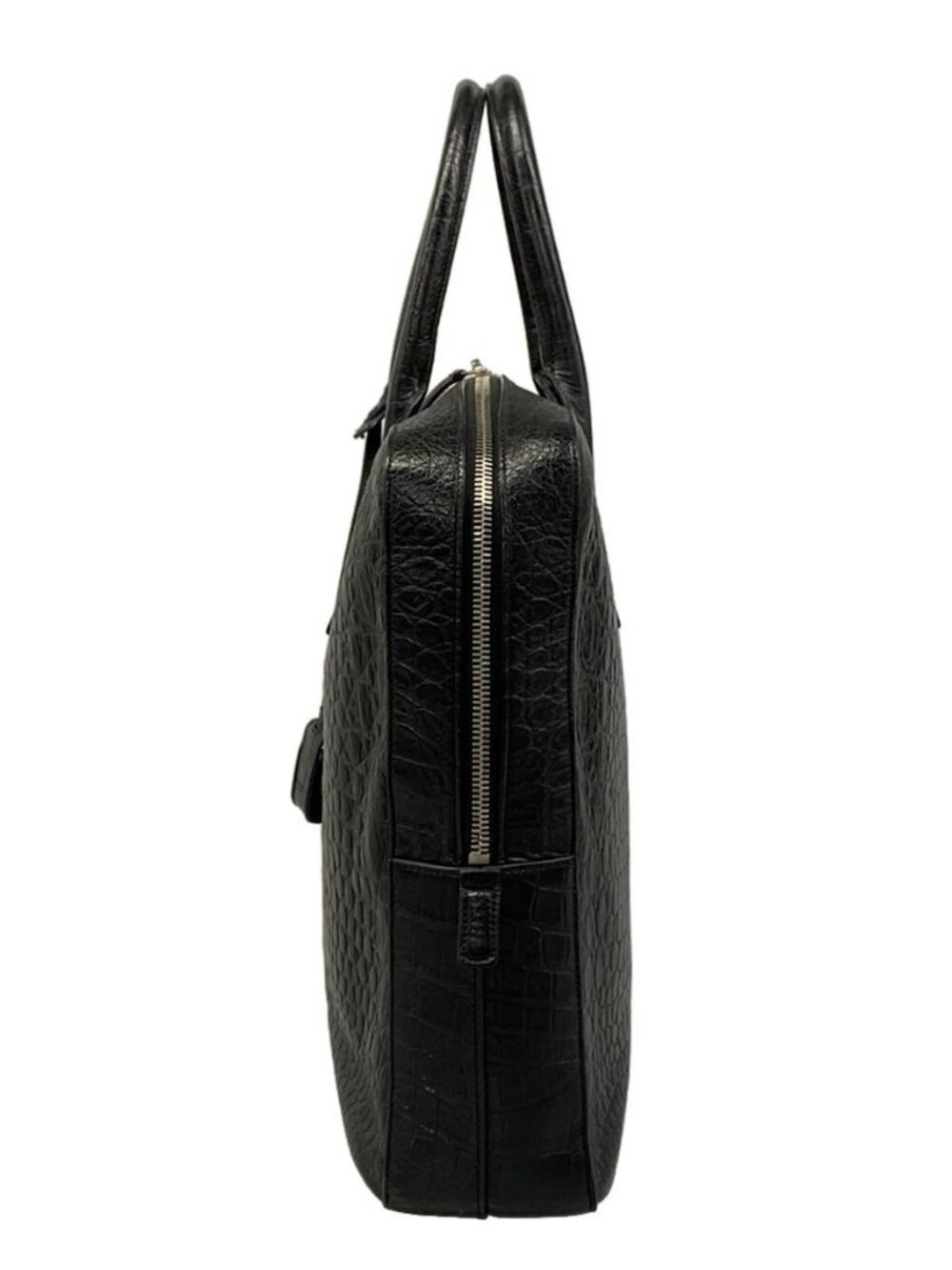 SAINT LAURENT PARIS Classic Museum 342606 Black Leather Business Bag - Picture 2 of 15